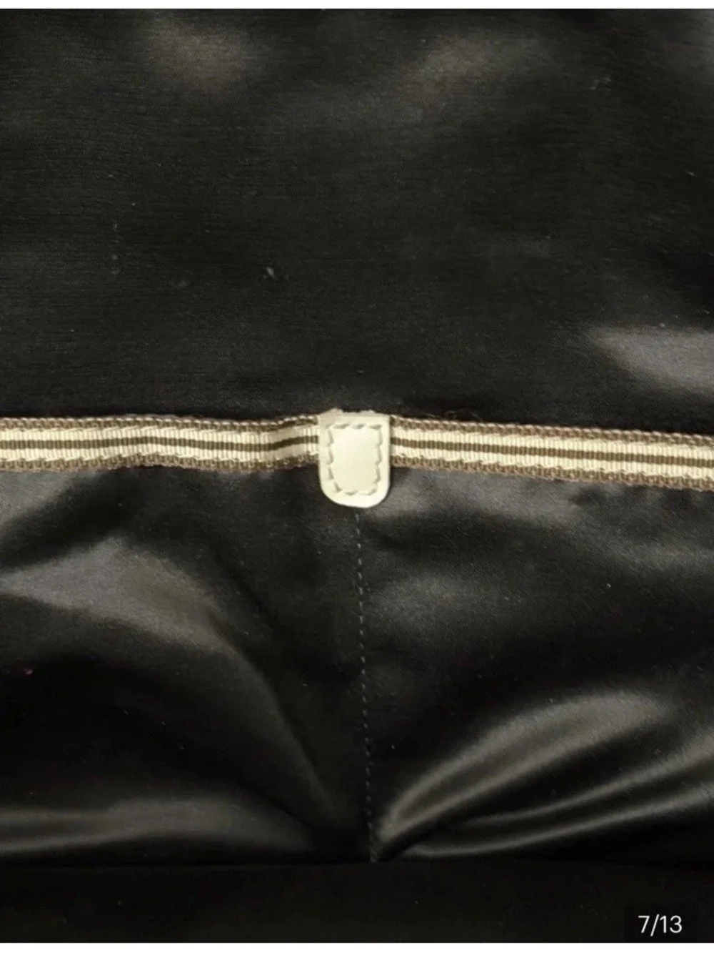 Henri Bendel Croc-Embossed Leather Satchel Olive/Black